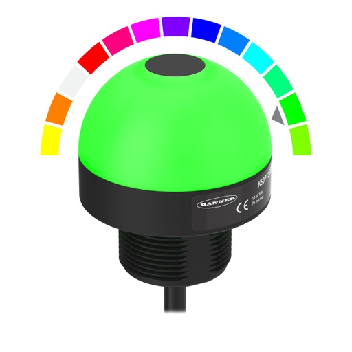 [811223] K50 Pro With Pro Editor: 3-Color Rgb Fixed-Field Sensor, K50PFF50AMGRY3