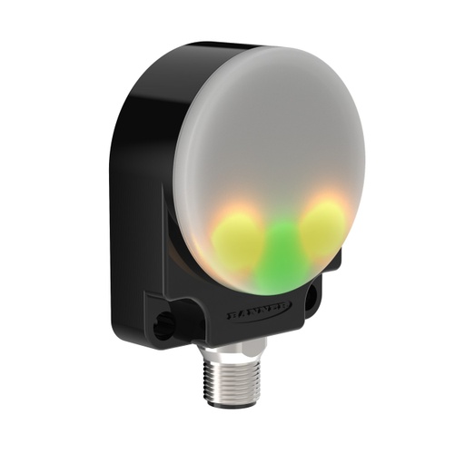 [812848] Banner K50R R-GAGE Series Radar Sensor; Range 3.0 m; 80x60 degree FOV; Flat Mount; Input: 10-30 V dc; Output 2 NPN/PNP Configurable; 5-pin M12 Integral QD (K50RF-8060-LDQ)