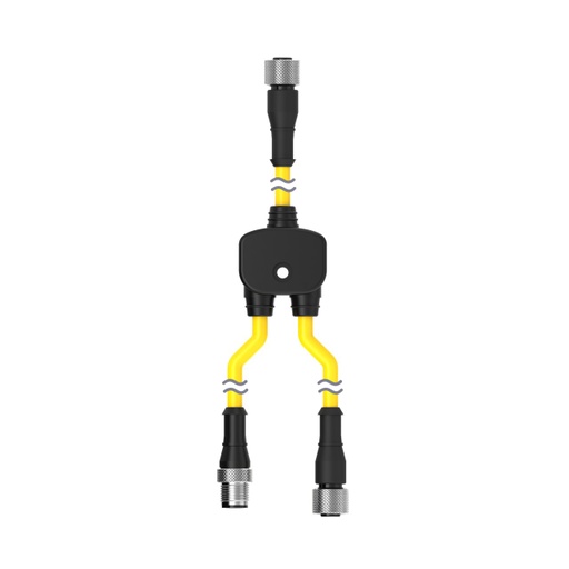 [807217] M12 Quick Disconnect Splitter Cable, CSS-M12F81M12M83.2M12F83.2