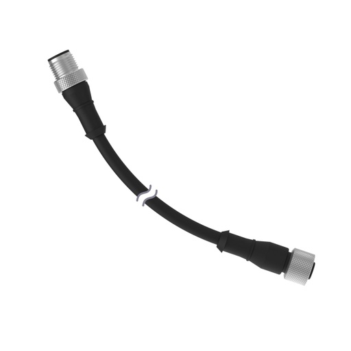 [813632] Cordset A-Code M12 To A-Code M12 Double Ended (MQDEC-515SS)