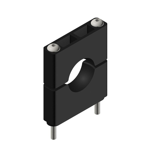 [32636] Banner Bracket: Stainless Steel Mounting; Material: Black VALOX; 30 mm split clamp; Hardware Included (SMB30C)