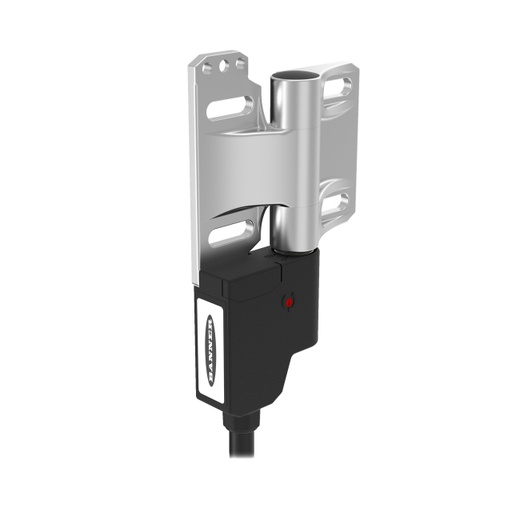 [807132] Banner Hinge Safety Interlock Switch Stainless Steel; Inline Cable; Switch Mounted Left Side w/ QD Down; 2NC/1 NO; 6-wire 5 m Cable; IP69 (SI-HG63F5ML-W)
