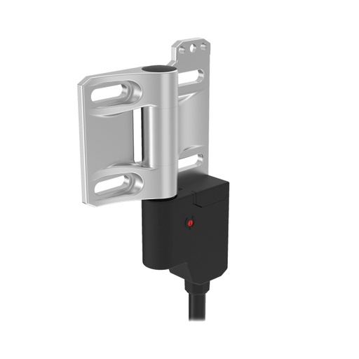 [807133] Banner Hinge Safety Interlock Switch Stainless Steel; Inline Cable; Switch Mounted Right Side w/ QD Down; 2NC/1 NO; 6-wire 5 m Cable; IP69 (SI-HG63F5MR-W)