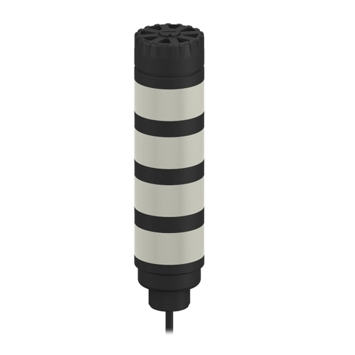 [802760] Banner TL50H Tower Light: 4-Color Audible Indicator; Voltage: 18-30 V dc or 24 V ac; Environmental Rating: IP50; Input: Bimodal; Colors: Blue Green Yellow Red; 3x 4-pin M12 200 mm (8 in) PVC Pigtail QD (TL50HBGYRAQP-802760)