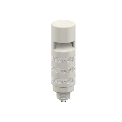 [808421] Tl50 Pro Tower Light With Io-Link Sealed Omni-Directional Audible With Volume Adjust, Compact Gray Housing: 3 Lighted Segments (TL50C3AOSIKCQ)