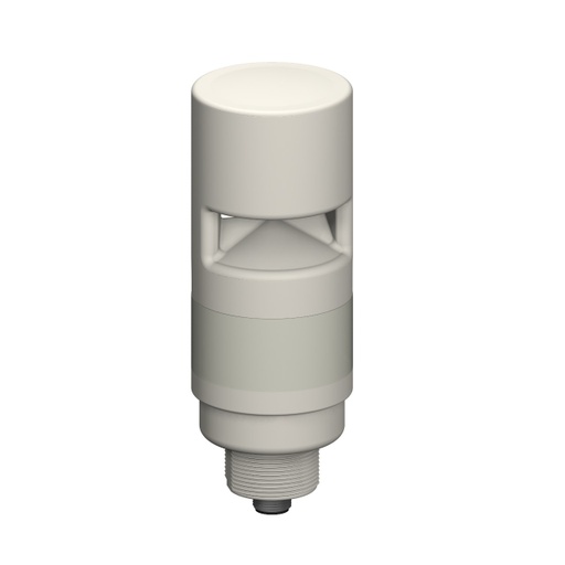 [809765] Banner TL50 Pro Tower Light with IO-Link Sealed Omnidirectional Audible, Standard Gray Housing: 1 Lighted Segment; Voltage: 18-30 V dc; Environmental Rating: IP67; Colors: Multicolor; 4-pin M12 Integral QD (TL501AOSKCQ)