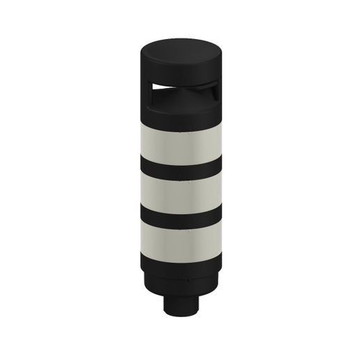 [809204] Banner TL70 Tower Light, Gray Housing: 3-Color Loud Audible Indicator; Voltage: 12-30 V dc; Environmental Rating: IP65; Input: Bimodal; Colors: Green Yellow Red; 8 Screw Terminal Wiring (TL70GYRALCT)