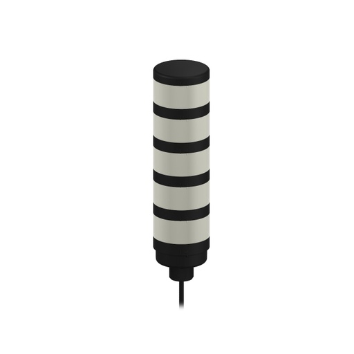 [811480] Banner TL70 Wireless Tower Light, 2.4 GHz, Black Housing: 5-Color Indicator; Voltage: 12-30 V dc; Environmental Rating: IP65; Colors: Green Yellow Red Orange Blue; 2 m (6.5 ft) Integral Cable (TL70DXN2GYROB)