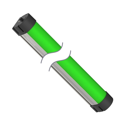 [809526] Banner WLB92 Work Light Bar; Switched On/Off; Dimming Potentiometer; Length: 1100 mm; Voltage: 100-277 V ac; Environmental Rating: IP40; Color: Green; Cascadable; QD - No Power Cord; Diffuse Window (WLB92ZCG1100PBQM)