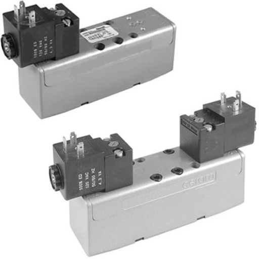 [R432002443] AVENTICS CERAM Series Directional Valve, 30 mm CNOMO, Internal Pilot, ISO 5599-1, 5/3 Directional Closed Center, Manual Override w/Detent