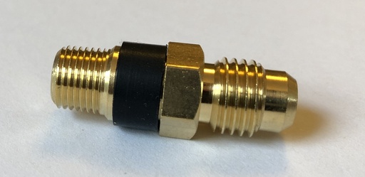 [MKFF1] 1/4" Flare fitting for ports (connects Mako to red, yellow and blue hoses)