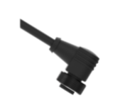 [38707] Banner Cordset: Single-Ended 7/8 in; 4-pin Right-Angle Female Connector; 9 m (29.52 ft) Yellow PVC Jacket; Nylon Black Nut (MBCC-430RA)