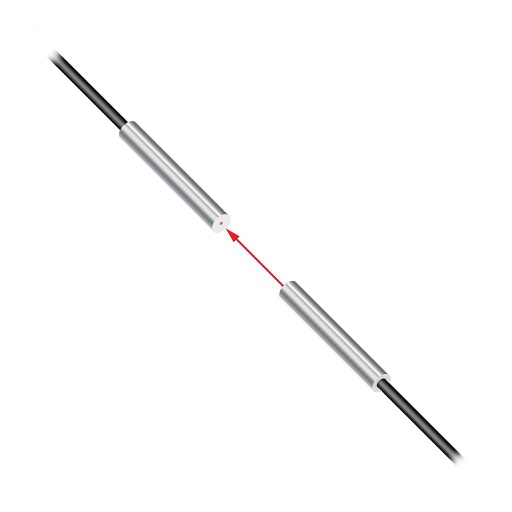 [42821] Banner Plastic Fiber, Opposed Mode; Core Dia.: 0.25 mm; Fiber Length 2 m; Ferrule; Free cut (PIF16U)