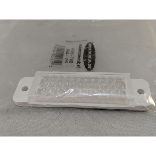 [44996] Banner Retroreflective Target: Rectangular 53 x 19 mm; Reflectivity Factor: 1.4; Max. Temp.= 50 degrees C; Plastic - two screw holes for Mounting (BRT-53X19A)