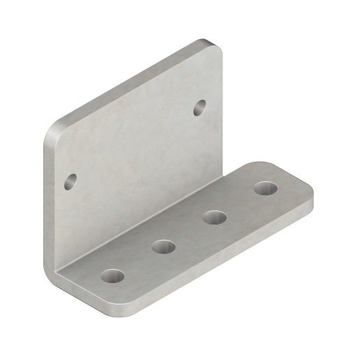 [48343] Banner Bracket: Right-Angle Mounting; Material: 13-Gauge Stainless Steel; Hardware Included (SMB42L)