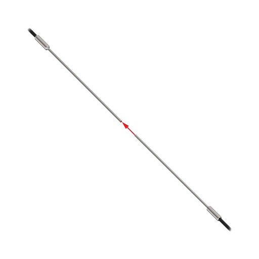 [51787] Banner Plastic Fiber, Opposed Mode; Core Dia.: 1 mm; Fiber Length 2 m; Probe; DuraBend, Free cut (PIP46UHF)