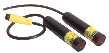 [53810] Banner M12 Laser: Class 1 Emitter; Range: refer to datasheet; Input: 10-30 V dc; Output: Not Applicable; 150 mm (6 in) 3-pin M8 Pigtail QD (M126E1LDQ)