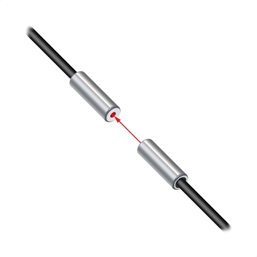 [56083] Banner Plastic Fiber, Opposed Mode; Core Dia.: 1.5 mm; Fiber Length 2 m; Ferrule; Free cut (PIF66UMVFA)