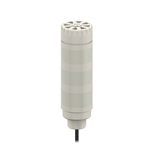 [15077] TL50H Tower Light, Gray Housing: 3-Color Audible Indicator (TL50HGYRAC)