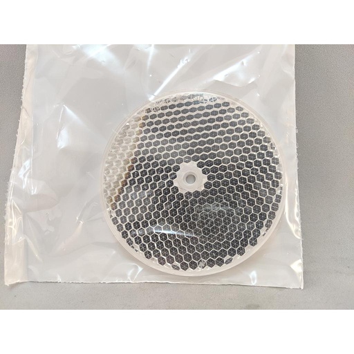 [58979] Banner Retroreflective Target: Circular - diameter 81 mm; Reflectivity Factor: 1.4; Max Temp = 65 degree C; Plastic - Center hole for Mounting (BRT-84)