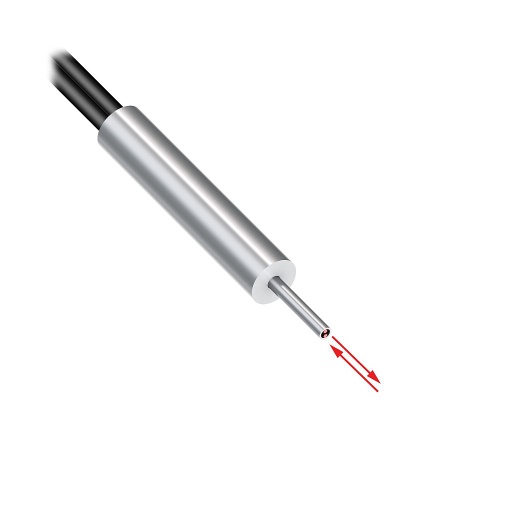 [61220] Banner Plastic Fiber, Diffuse Reflective; Core Dia.: 0.25 mm; Fiber Length 2 m; 3 mm dia. Stainless Ferrule, 0.82 mm dia. Probe; Free Cut (PBFMP16UMP.2)