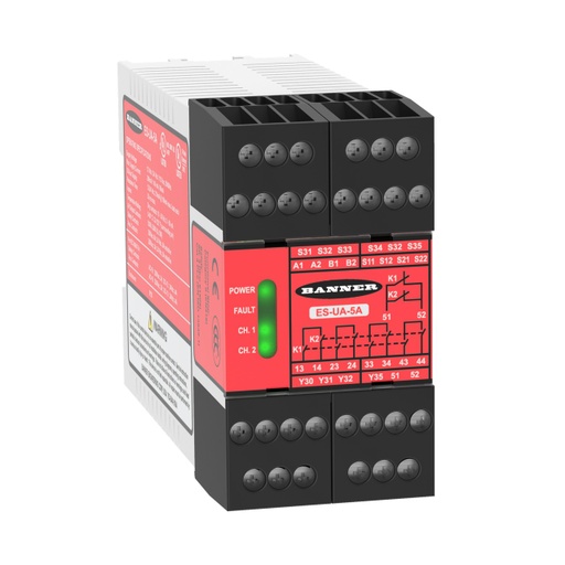 [66091] Safety Relay Module for E-Stop/Rope Pull/Interlock (ES-UA-5A)