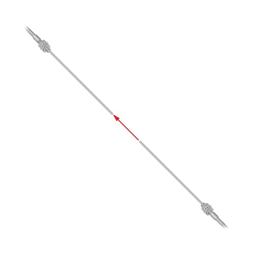 [70856] Banner Plastic Fiber, Opposed Mode; Core Dia.: 1 mm; Fiber Length 1 m; Thread, Probe; SteelSkin, TMB5 Termination (PITP43TMB5)