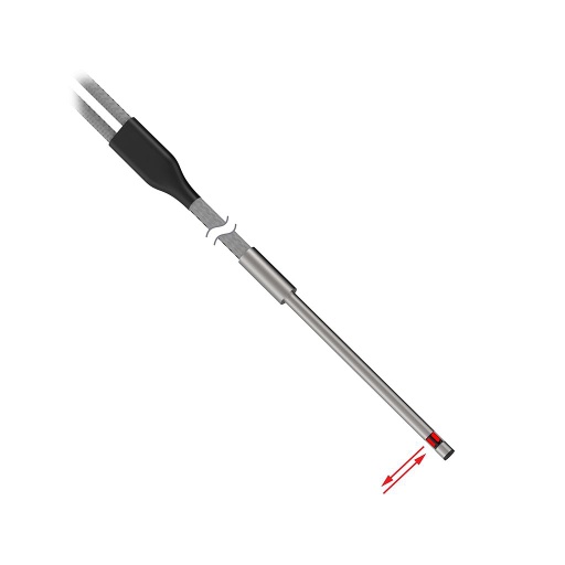 [70863] Banner Plastic Fiber, Diffuse Reflective; Core Dia.: 1 mm; Fiber Length 2 m; Probe, Sideview; SteelSkin, TMB5 Termination (PBPS46TMB5)