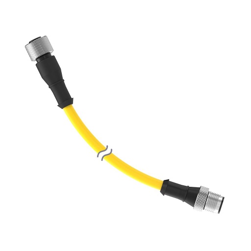 [72208] Cordset A-Code M12 to A-Code M12 Double Ended (DEE2R-825D)