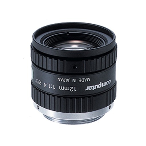 [74299] Banner Megapixel C-Mount 12 mm Lens; with Focus & Aperture Lock; Imager Size: 2/3 in - Metal Housing; Computar (LCF12LMP)