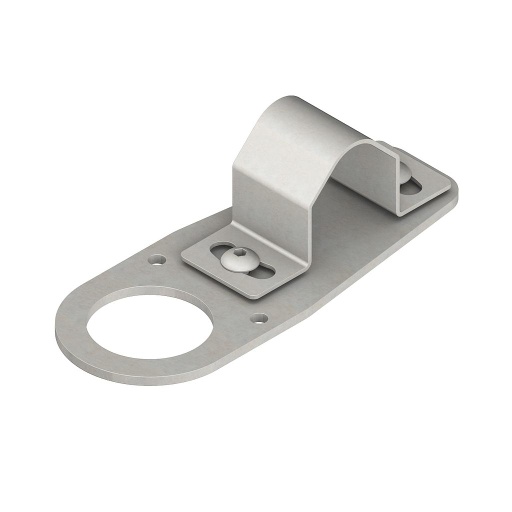 [75992] Banner Bracket: V-Clamp Flat with Fasteners for Mounting Sensor with 30 mm Threads to Pipe or Extrusions 32.6 mm (1.28 in) (SMB30FVK)