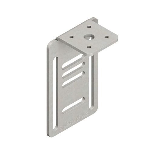 [79530] Bracket: 10-ga. (3.4 mm) Cold-rolled Steel with Zinc finish (SMBAMSRAB)