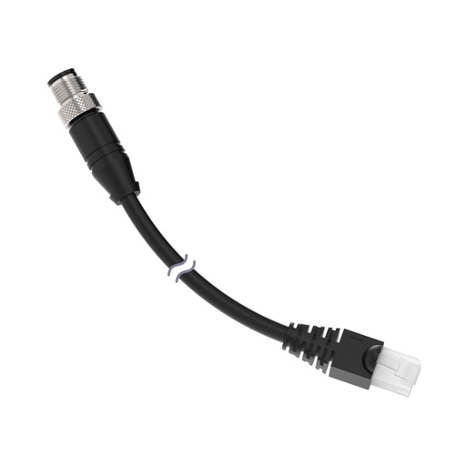 [800009] Cordset A-Code M12 to RJ45 Double Ended (STP-M12-830)