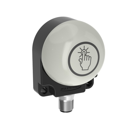 [800288] Banner K50 Series EZ-LIGHT: 3-Input-Color Touch Sensor Gen 2 Flat pack; Voltage: 12-30 V dc; Housing: Polycarbonate; IP67 IP69K; Input: PNP (NO); Colors: Green Red Yellow; 8-pin M12 Integral QD (K50FAPT2GRYF2Q)