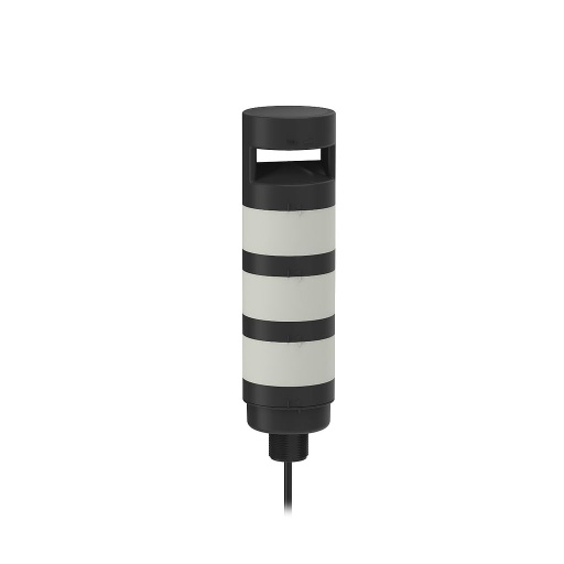 [800400] TL70 Tower Light, Black Housing: 3-Color Loud Audible Indicator (TL70GYRAL)