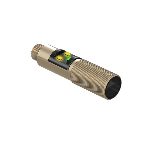 [800558] M18-3 Series: Nickel Plated Brass: Fixed Field (M18-3VPFF100-Q8)