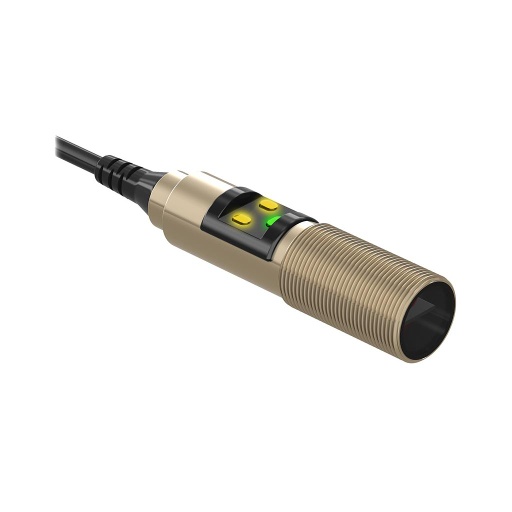 [800571] M18-3 Series: Nickel Plated Brass: Fixed Field (M18-3VPFF200-Q5)