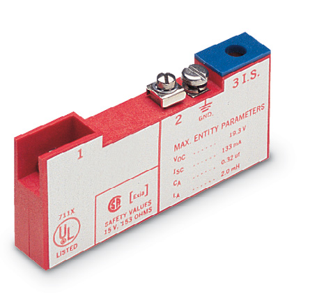 [111950] 65800 Series Single Channel Zener Barrier, +15VDC