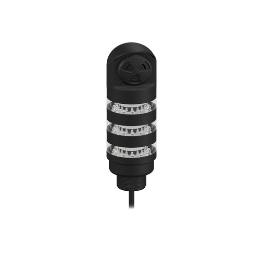[801812] Beacon Tower Light: 3-Color Sealed Loud Audible Indicator (TL50BLRGYALS)