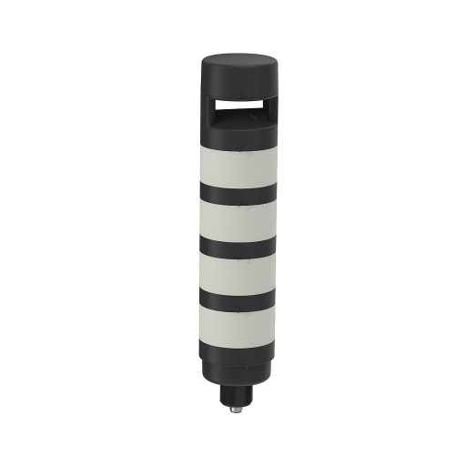 [801965] Banner TL70 Tower Light; Black Housing: 4-Color Programmable Audible Indicator; Voltage: 12-30 V dc; Environmental Rating: IP50; Input: Bimodal; Colors: Blue Green Yellow Red; 8-pin M12 Integral QD (TL70BGYRAPQ)