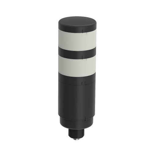 [802597] Banner TL70 Tower Light, Black Housing: 2-Color Indicator; Voltage: 100-240 V ac; Environmental Rating: IP65; Colors: Yellow Red; Supports 1-4 Modules; 5-pin Micro Integral QD (TL70ZYRQ)