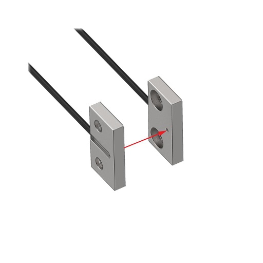 [803667] Banner Plastic Fiber, Opposed Mode; Core Dia.: 0.5 mm; Fiber Length 2 m; Side Exit Flat Pack 13 mm X 7 mm; DuraBend, Free cut (PIA26UHFM13X7)