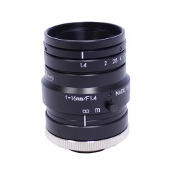 [803864] Banner C-Mount 1 in Format 16 mm Lens; with Focus & Aperture Lock; Imager size: 1 in - metal housing; Kowa (LCF16LK1F	)