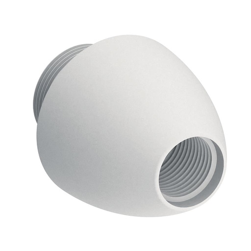 [17401] Banner Accessory: Mounting base adapter/cover; Material: White UHMW; 1/2 in NPSM/DN15 Pipe and 30 mm (1-3/16 in) drilled hole; Mounting Hardware Included (SA-E12M30C)