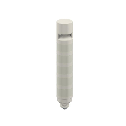 [804993] TL50 Pro Tower Light with IO-Link Sealed Omni-directional Audible, Standard Gray Housing: 5-Segment (TL505AOSKCQ)