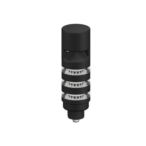 [804997] TL50 Pro Tower Light with IO-Link Sealed Omni-directional Audible, Beacon Black Housing: 3-Segment (TL50BL3AOSKQ)