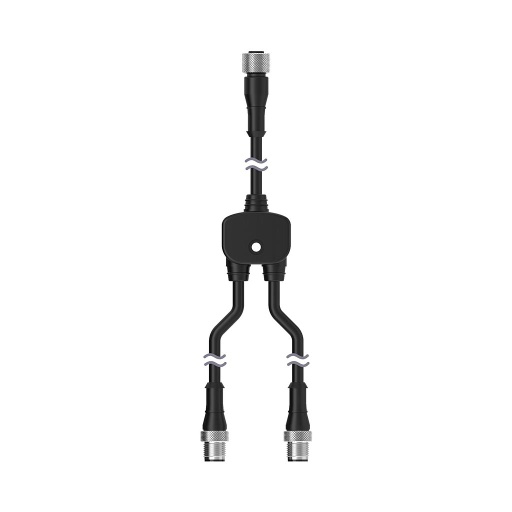 [805287] Splitter M12F to M12M and M12M connectors (CSB-M1251FM1251M)
