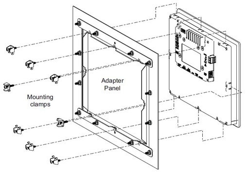 [CRA000AD08070000] CR1000 & CR3000 Series, G308 To CRx00007 Adapter Plate