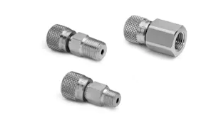 [QTHA-KIT42-SS] Kit containing 1/8" MNPT, 1/4" MNPT, 1/4" FNPT stainless steel Quick-test adapters