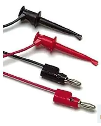 [1616705] FLUKE TL940 Test Lead Set, Multi-Stacking Banana Plug, Mini-Hook, 60 Volt DC, 3A, 90 CM Length, PVC Insulated, Red/Black, For 1.5 MM Diameter Component Lead (6PC MIN)